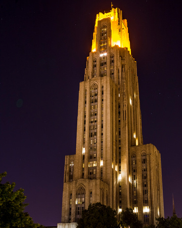 Victory Lights on the Cathedral of Learning